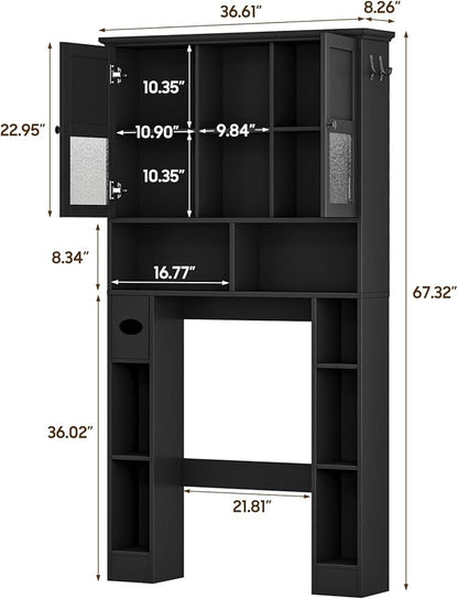 Over The Toilet Storage Cabinet, Bathroom Shelf Over Toilet - Image 2