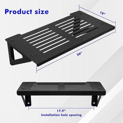 Heavy Duty Metal Pressure Washer Shelf 20" x 10", Power Washer Storage Rack - Image 3