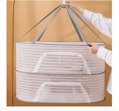 Primst Foldable Drying Fishing Net, Hanging Drying Net Rack Clothes Dry Basket - Image 3