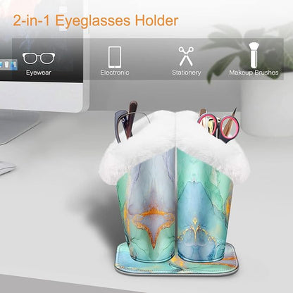 Fintie Plush Lined Double Eyeglasses Holder - Image 5