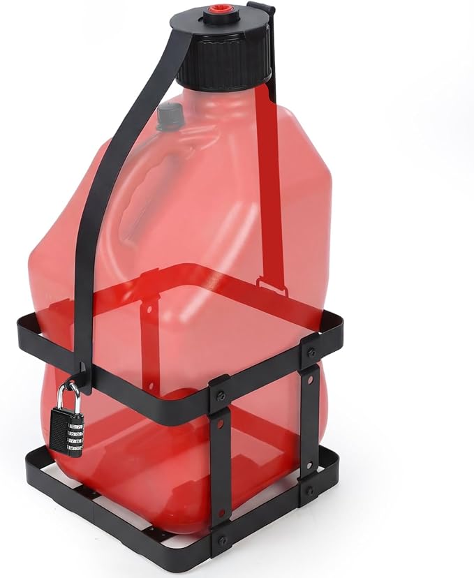 Fuel Drum Holder, 5-gallon Gasoline Fuel Jug Container Holder, Mounting Bracket by Otoolling