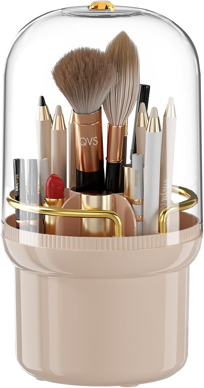 THE LIMIT 360 Degree Rotating Makeup Organizer Box, Dustproof Waterproof by THELIMIT