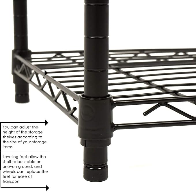 BestOffice | 4-Tier Wire Shelf - Image 6