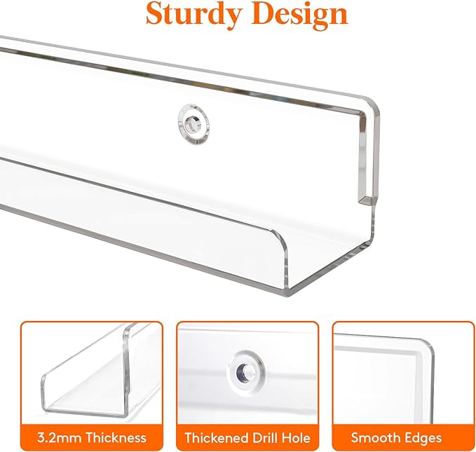 Lifewit Narrow Floating Shelves - Image 6