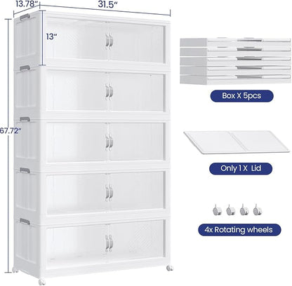 800QT Extra Large Stackable Storage Bins - Image 2