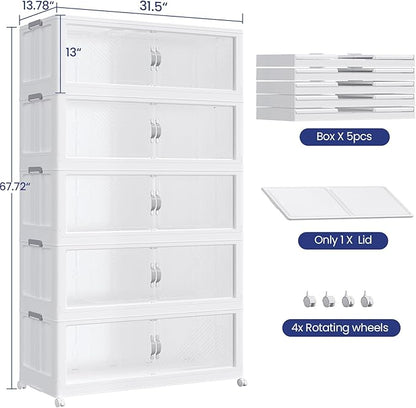 800QT Extra Large Stackable Storage Bins - Image 2