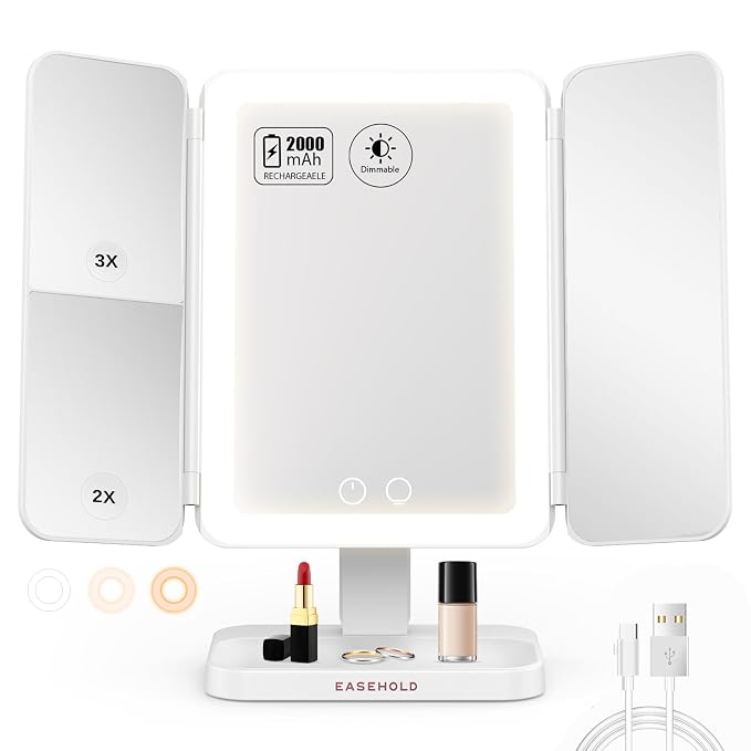 EASEHOLD Lighted Makeup Mirror by EASEHOLD