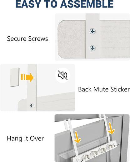 Lorbro Broom Holder Door Mount, Over the Door Broom and Mop Holder - Image 8