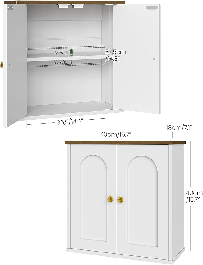 CHOEZON Bathroom Wall Cabinet, Medicine Cabinet - Image 6
