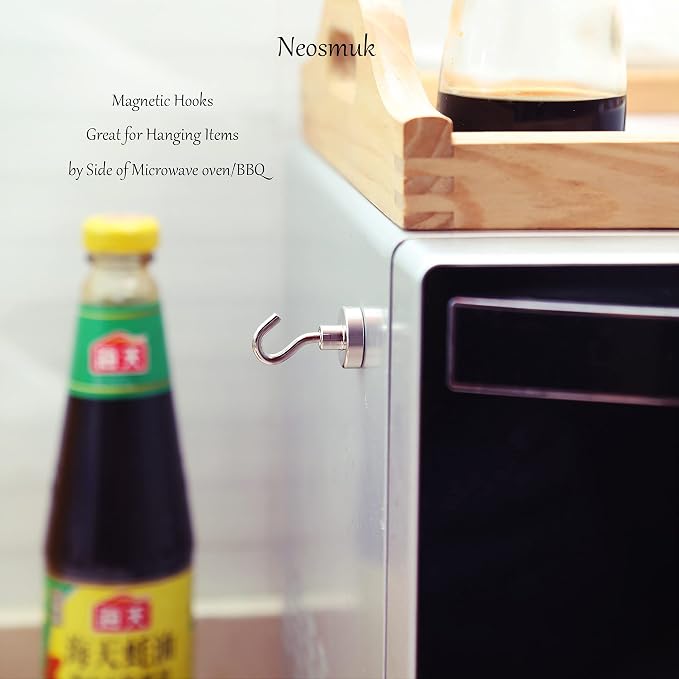 Neosmuk Magnetic Hooks, Heavy Duty 40lb+ Strong Magnet Hook - Image 7