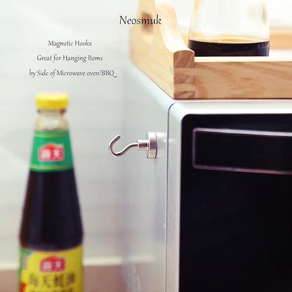 Neosmuk Magnetic Hooks, Heavy Duty 40lb+ Strong Magnet Hook - Image 7