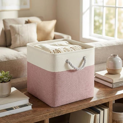 FinishingBo 11 inch Cube Storage Bin - Image 4