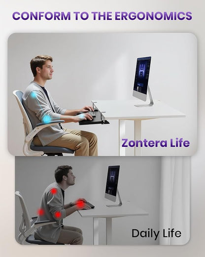 Ergonomic Keyboard Tray Under Desk, Pull Out - Image 4