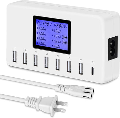 60W 12A 8-Port USB Charging Station - Image 8