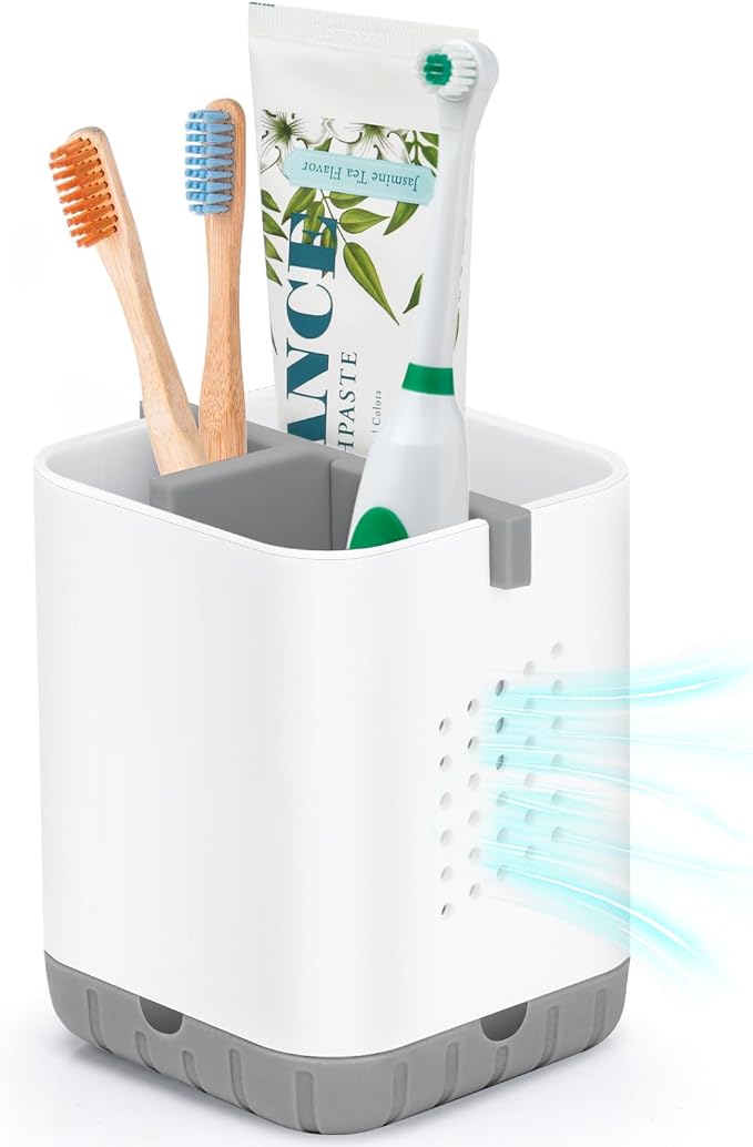 Boperzi Toothbrush Holders for Bathrooms, Detachable Electric Toothbrush Holder by Boperzi