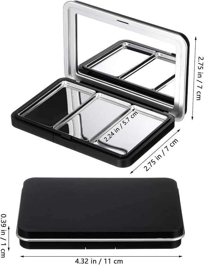 Luxshiny Empty Eyeshadow Palette: Refillable Magnetic Makeup Palette - Image 2