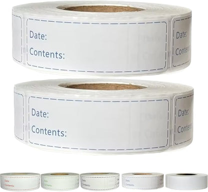 1000pcs Freezer Labels, 1x3 inch by Chardime