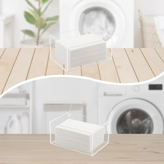 Acrylic Laundry Dryer Sheet Holder - Image 2