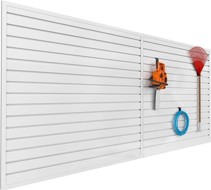 Slatwall Panel Garage Organizer PVC Slatwall Heavy Duty Wall Mounted Rack by BRITINE