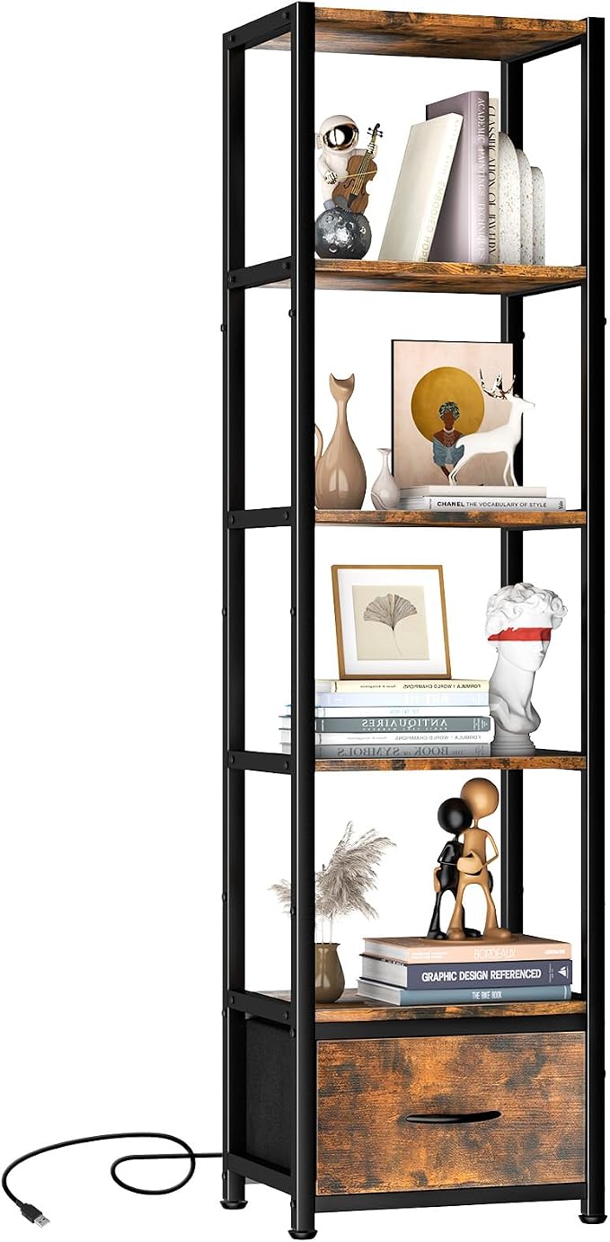 Housolution 6 Tier 60.6" Tall Bookshelf - Image 8