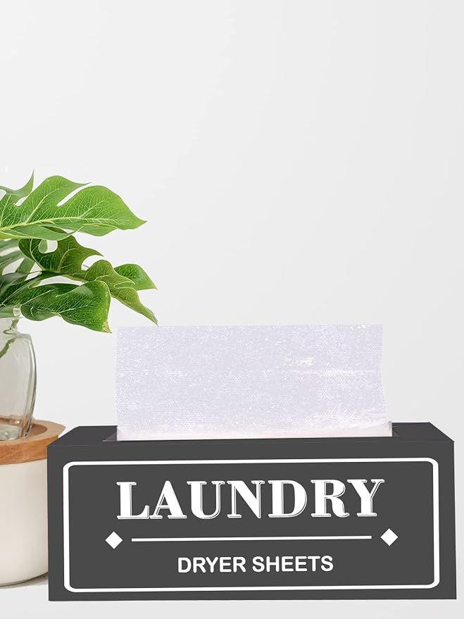 Dryer Sheet Holder Dispenser Container, Space Saving Laundry Room Organization - Image 8