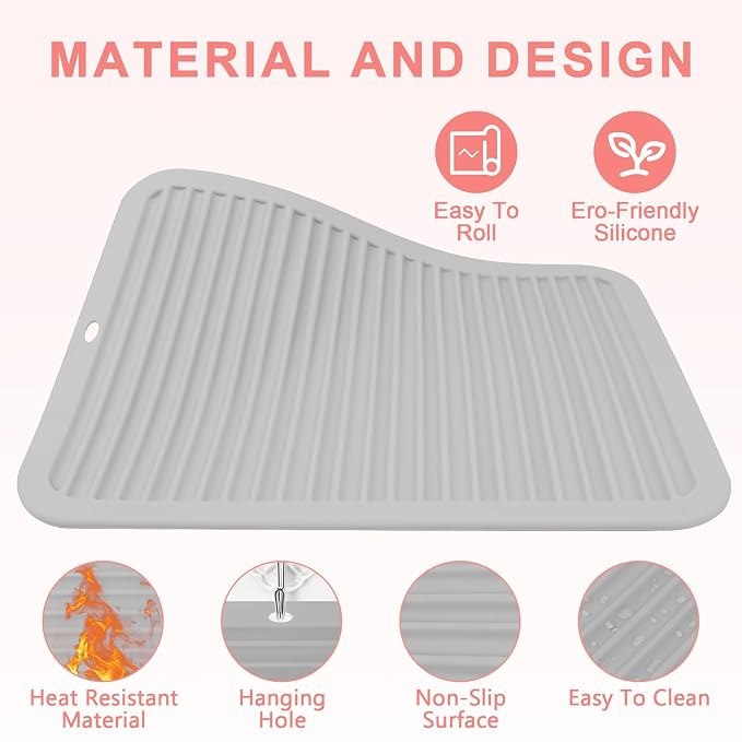 AMIJEAL Oversize Silicone Heat Resistant Mat - Image 4