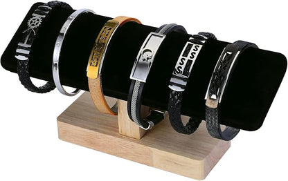 Wooden Watches Display Stands Base Watch Necklace Bracelet Organizer Rack by RefinedQualityQuestMarvels
