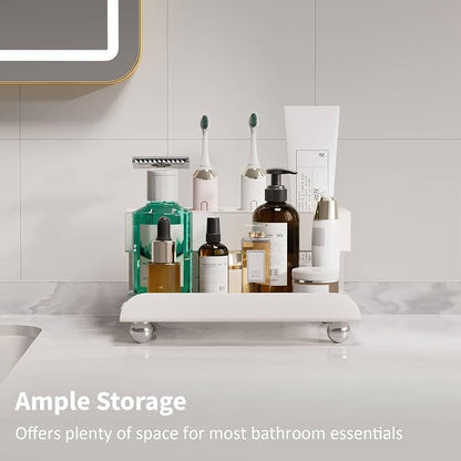 Quick Dry Electric Toothbrush Holder 4 Slots Metal Bathroom Counter Organizer - Image 4
