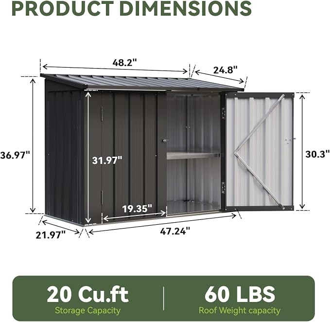 Aoxun Outdoor Storage Cabinet - Image 2