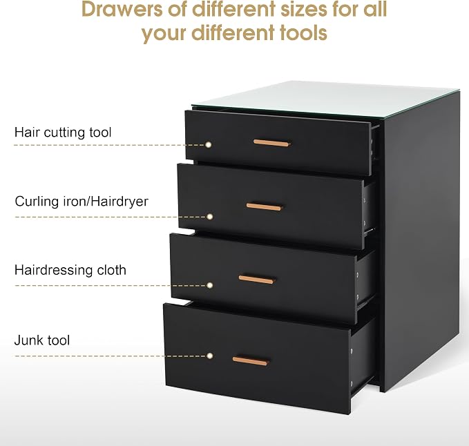 BarberPub Dual Directional Tool Cabinet, Barber Cabinet - Image 6