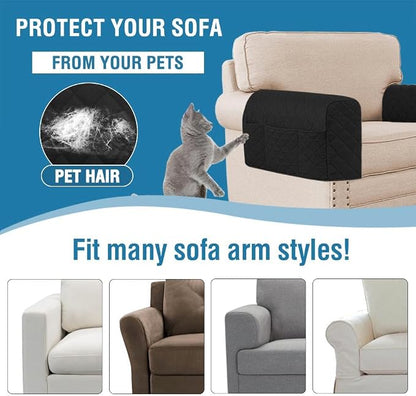 2 Pack Water Resistant Armrest Covers - Image 7