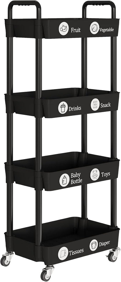 Laiensia 4-Tier Rolling Cart - Image 8