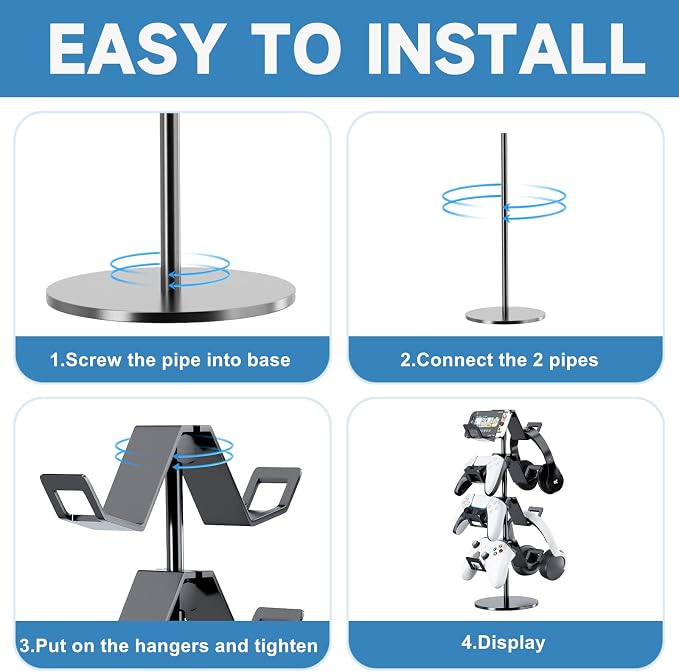 Controller Holder 4 Tier, Headphone Stand - Image 4