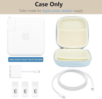 Charger Case for Macbook, Portable Tech Electronic Organizer Bag, Small Travel - Image 3
