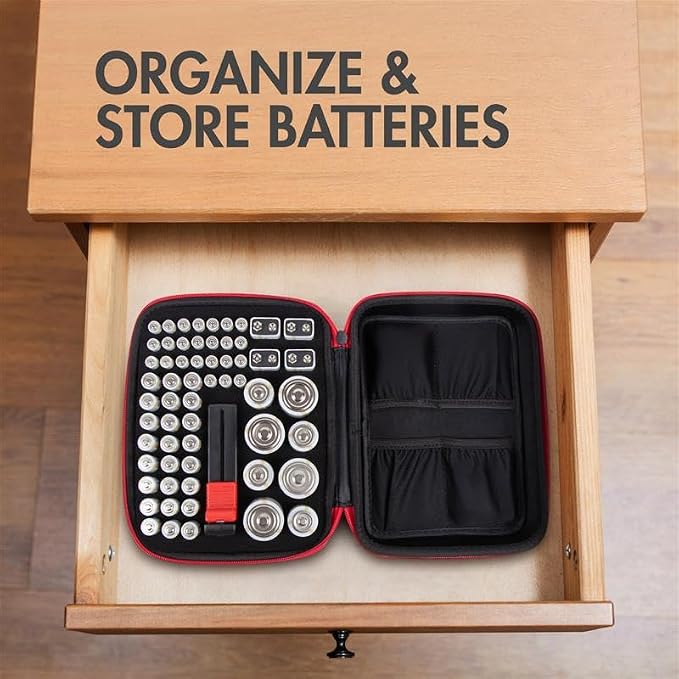 Tenergy Alkaline Batteries & Storage Case, 4xC Size, 4xD Size, 4x9V Size - Image 5