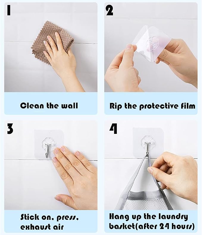Mesh Collapsible Small Wall Laundry Baskets，Hanging Laundry Hamper，for Hotel - Image 5