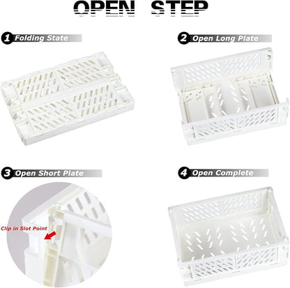 Tixill 2-Pack Mini Foldable Plastic Baskets - Image 5