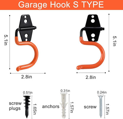Aoben Heavy Duty Steel Garage Storage Hooks - Image 2