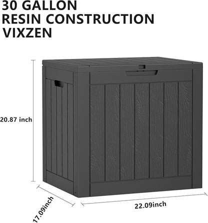 Vixzen 30 Gallon Deck Boxes Outdoor Waterproof, Lockable Storage Box - Image 5