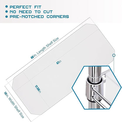 BRIAN & DANY Wire Shelf Liner 18" X 48", Heavy Duty Shelf Liners - Image 2
