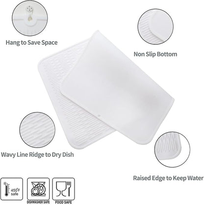 Silicone Dish Drying Mat for Multiple Usage, Easy clean, Eco-friendly, - Image 4