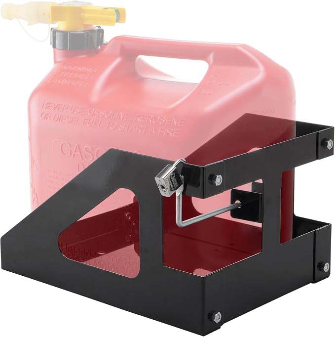 SPARKWHIZ 5 Gallon Trailer Gas Can Holder Rack Compatible by SPARKWHIZ