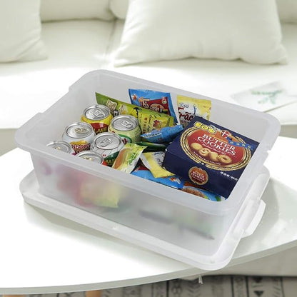 14 Quart Clear Storage Box, Underbed Plastic Latch Box - Image 7