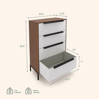 tinge Lira Premium Fabric Dresser - Image 3
