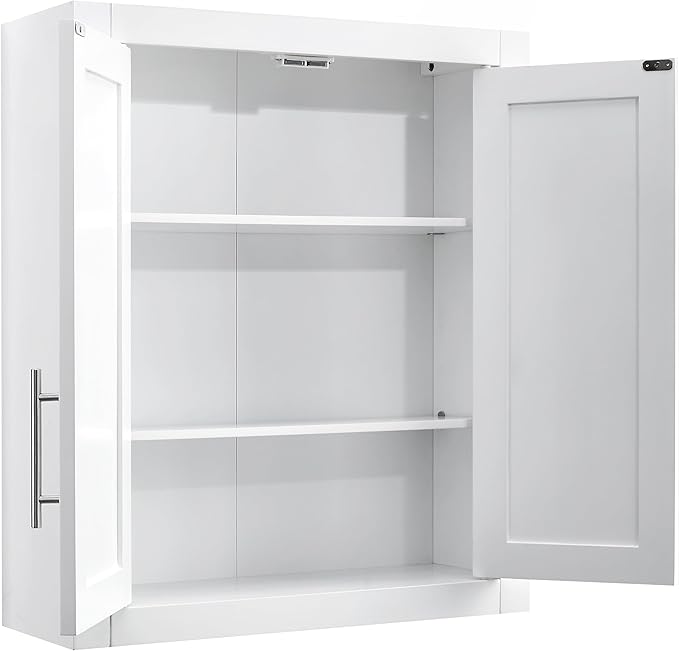 Crosley Furniture Savannah 3-Piece Wall Storage Cabinet, Cabinets - Image 5