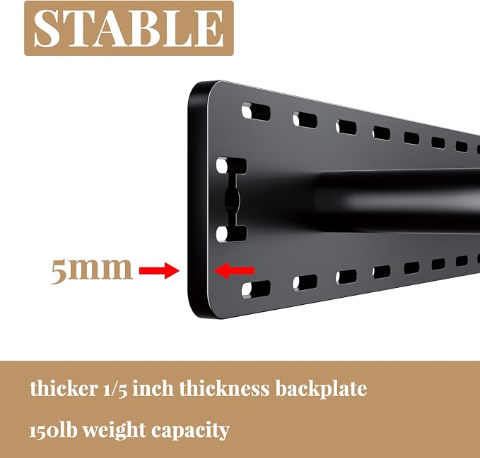 1 Pack Large Shelf Brackets Long Floating Shelf Bracket Invisible Floating - Image 3