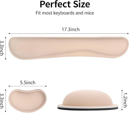 Bloss 2 Wrist Rest Support for Mouse Pad & Keyboard Set, Ergonomic Design Wrist - Image 6