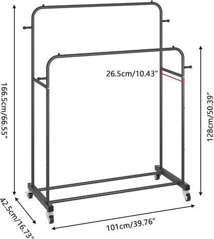Laiensia Double Rods Garment Rack - Image 2