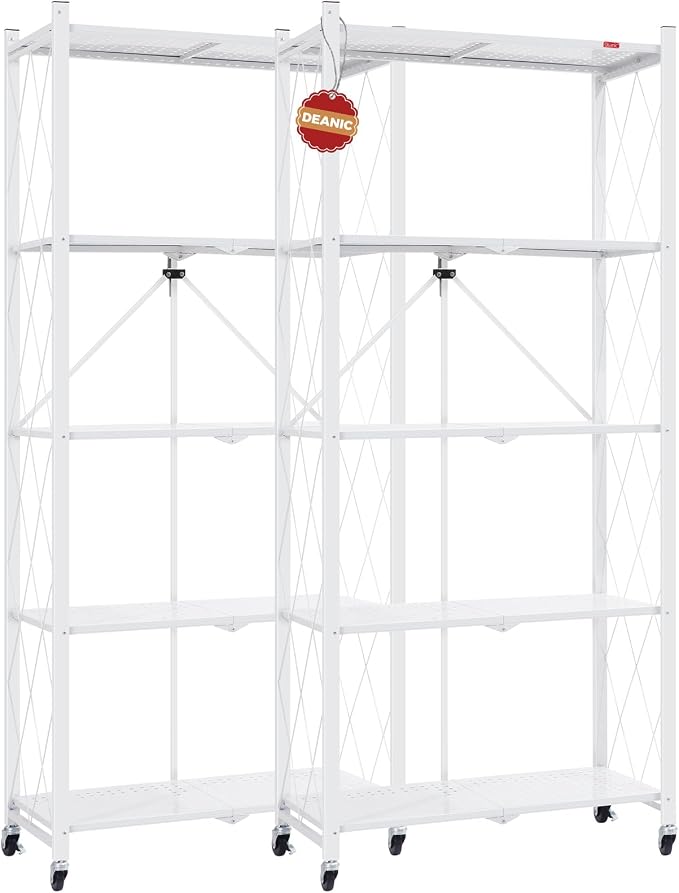 DEANIC 5 Tier Foldable Storage Shelves by ShowNow
