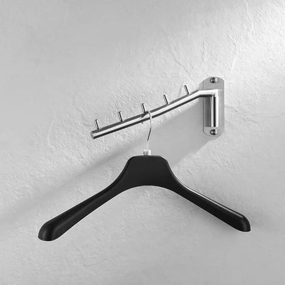 JQK Folding Clothes Hanger Rack, Stainless Steel Swing Arm Hook Holder - Image 3